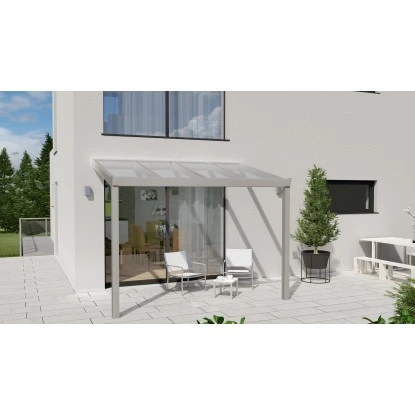 Terrassenüberdachung Professional 300 Cm X 200 Cm Grau Struktur Glas 3 Terrassenüberdachung Professional 300 Cm X 200 Cm Grau Struktur Glas – Bild 3