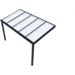 Terrassenüberdachung Professional 400 Cm X 250cm Schwarz Struktur PC Opal 6 Terrassenüberdachung Professional 400 Cm X 250cm Schwarz Struktur PC Opal -Vitavia Verkäufe 602763 11007300 3