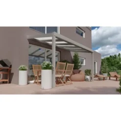 Terrassenüberdachung Professional 400 Cm X 200 Cm Grau Struktur PC Opal 6 Terrassenüberdachung Professional 400 Cm X 200 Cm Grau Struktur PC Opal -Vitavia Verkäufe 603038 11007300 3