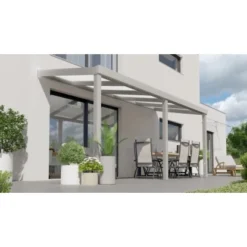 Terrassenüberdachung Professional 500 Cm X 200 Cm Grau Struktur PC Opal 6 Terrassenüberdachung Professional 500 Cm X 200 Cm Grau Struktur PC Opal -Vitavia Verkäufe 603448 11007300 3