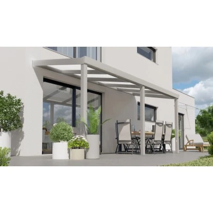 Terrassenüberdachung Professional 500 Cm X 200 Cm Grau Struktur PC Opal 3 Terrassenüberdachung Professional 500 Cm X 200 Cm Grau Struktur PC Opal – Bild 3