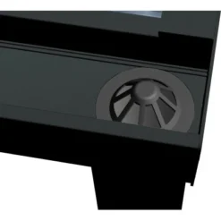 Terrassenüberdachung Professional 600 Cm X 250 Cm Schwarz Struktur PC Klar -Vitavia Verkäufe 603459 11007300 4