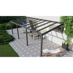 Terrassenüberdachung Professional 700 Cm X 350 Cm Schwarz Struktur Glas 6 Terrassenüberdachung Professional 700 Cm X 350 Cm Schwarz Struktur Glas -Vitavia Verkäufe 603639 11007300 3