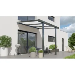 Terrassenüberdachung Basic 300 Cm X 250 CmAnthrazit Glanz PC Opal -Vitavia Verkäufe 603660 11007300 3