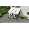Terrassenüberdachung Basic 300 Cm X 250 Cm Weiß PC Opal