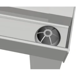 Terrassenüberdachung Basic 300 Cm X 250 Cm Weiß PC Opal -Vitavia Verkäufe 603663 11007300 4