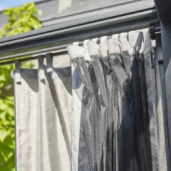 Siena Garden Vorhang M.Insektenschutz F.Schattenmanufaktur Anthrazit 300cmx210cm -Vitavia Verkäufe 6064091 1346 5