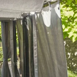 Siena Garden Vorhang M.Insektenschutz F.Schattenmanufaktur Anthrazit 300cmx210cm -Vitavia Verkäufe 6064091 1346 7