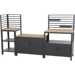 Siena Garden Outdoor Kitchen Mittelteil Sierra Hoch 90 Cm X 56 Cm X 141 Cm FSC® -Vitavia Verkäufe 607208 1346 13