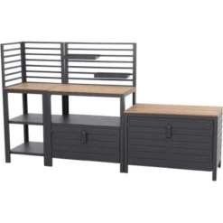 Siena Garden Outdoor Kitchen Mittelteil Sierra Niedrig 100 Cm X 56 Cm X 70 Cm -Vitavia Verkäufe 607209 1346 9