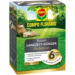 Compo Floranid Rasen-Langzeitdünger Perfektion 110 M² 5 Kg