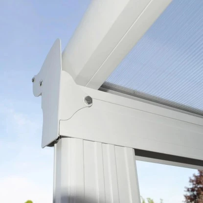 Home Deluxe Terrassenüberdachung Solis Alu 557 X 303 X 226 / 278 Cm Weiß 13 Home Deluxe Terrassenüberdachung Solis Alu 557 X 303 X 226 / 278 Cm Weiß – Bild 13