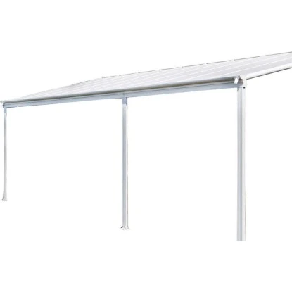 Home Deluxe Terrassenüberdachung Solis Alu 557 X 303 X 226 / 278 Cm Weiß 2 Home Deluxe Terrassenüberdachung Solis Alu 557 X 303 X 226 / 278 Cm Weiß – Bild 2