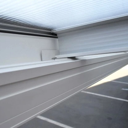 Home Deluxe Terrassenüberdachung Solis Alu 557 X 303 X 226 / 278 Cm Weiß 11 Home Deluxe Terrassenüberdachung Solis Alu 557 X 303 X 226 / 278 Cm Weiß – Bild 11