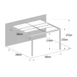 Home Deluxe Terrassenüberdachung Solis Deluxe 390 X 295 X 233/272 Cm Anthrazit -Vitavia Verkäufe 6234942 SolisDeluxe Anthra