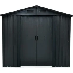 Floraworld Metall-Gerätehaus Anthrazit 3,66 M²