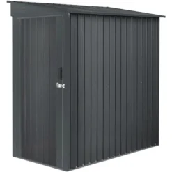 Floraworld Metall-Gerätehaus Anthrazit 1,69 M²
