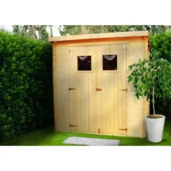Timbela Gartenhaus Holz M330+M330G 16 M² Mit Fenstern Und Boden