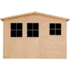 Timbela Gartenhaus Holz M334F+M334G 6 M² Mit Fenstern Und Boden