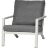 Siena Garden Lounge-Sessel Belia Weiß Inkl. Kissen