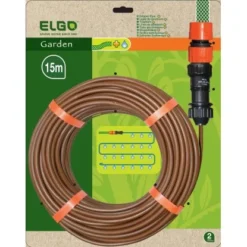 Elgo Tropfschlauch Für Hoch- Und Frühbeet (DP15) Hahn Oder Regentonne