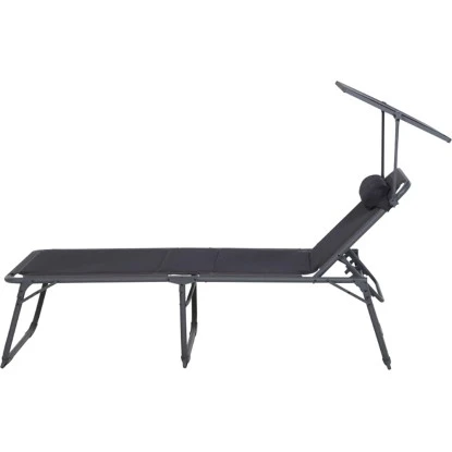 Siena Garden Campingliege Premium 200 Cm X 69 Cm X 43 Cm Anthrazit 1 Siena Garden Campingliege Premium 200 Cm X 69 Cm X 43 Cm Anthrazit