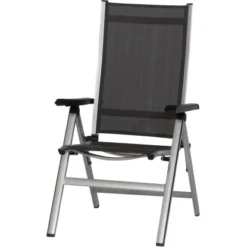 MWH Klappsessel Elements Alu 68 Cm X 62 Cm X 110 Cm Anthrazit