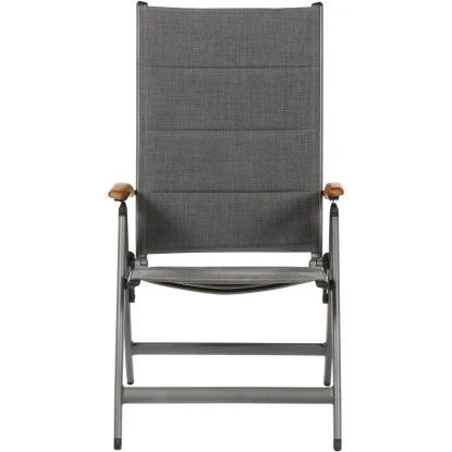 Siena Garden Klappsessel Savina XL Alu 72 Cm X 62,5 Cm X 113 Cm Grau FSC® 2 Siena Garden Klappsessel Savina XL Alu 72 Cm X 62,5 Cm X 113 Cm Grau FSC® – Bild 2