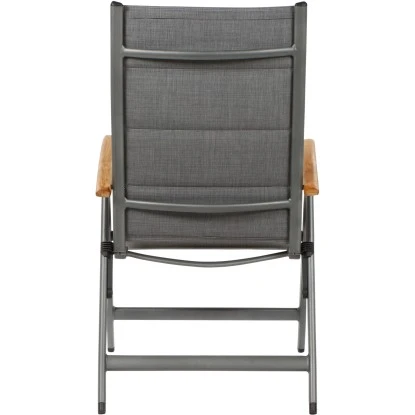 Siena Garden Klappsessel Savina XL Alu 72 Cm X 62,5 Cm X 113 Cm Grau FSC® 4 Siena Garden Klappsessel Savina XL Alu 72 Cm X 62,5 Cm X 113 Cm Grau FSC® – Bild 4