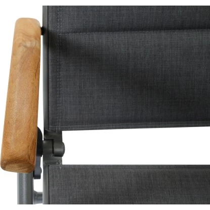 Siena Garden Klappsessel Savina XL Alu 72 Cm X 62,5 Cm X 113 Cm Grau FSC® 7 Siena Garden Klappsessel Savina XL Alu 72 Cm X 62,5 Cm X 113 Cm Grau FSC® – Bild 7