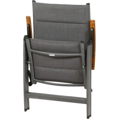 Siena Garden Klappsessel Savina XL Alu 72 Cm X 62,5 Cm X 113 Cm Grau FSC® 12 Siena Garden Klappsessel Savina XL Alu 72 Cm X 62,5 Cm X 113 Cm Grau FSC® – Bild 12