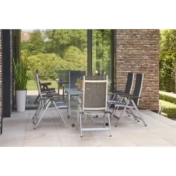 Siena Garden Klappsessel Tesoro Alu 68 Cm X 60 Cm X 110 Cm Silber -Vitavia Verkäufe 720575 1346 17