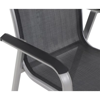 Siena Garden Stapelsessel Tesoro Alu 68 Cm X 62,5 Cm X 98 Cm Silber 3 Siena Garden Stapelsessel Tesoro Alu 68 Cm X 62,5 Cm X 98 Cm Silber – Bild 3