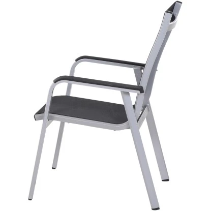 Siena Garden Stapelsessel Tesoro Alu 68 Cm X 62,5 Cm X 98 Cm Silber 7 Siena Garden Stapelsessel Tesoro Alu 68 Cm X 62,5 Cm X 98 Cm Silber – Bild 7