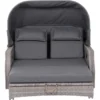 Siena Garden Loungeinsel Lobos II Alu 148 Cm X 158 Cm X 67 Cm Grau Inkl. Kissen