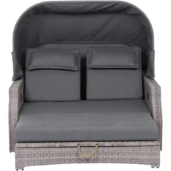 Siena Garden Loungeinsel Lobos II Alu 148 Cm X 158 Cm X 67 Cm Grau Inkl. Kissen