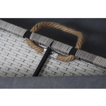 Siena Garden Loungeinsel Lobos II Alu 148 Cm X 158 Cm X 67 Cm Grau Inkl. Kissen 6 Siena Garden Loungeinsel Lobos II Alu 148 Cm X 158 Cm X 67 Cm Grau Inkl. Kissen – Bild 6