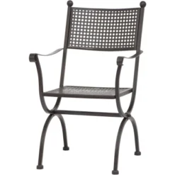 MBM Sessel Romeo Stahl 64 Cm X 55 Cm X 90 Cm Marone