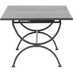 MBM Ausziehtisch Romeo Schmiedeeisen 165/215 Cm X 100 Cm Marone -Vitavia Verkäufe 720746 1346 04