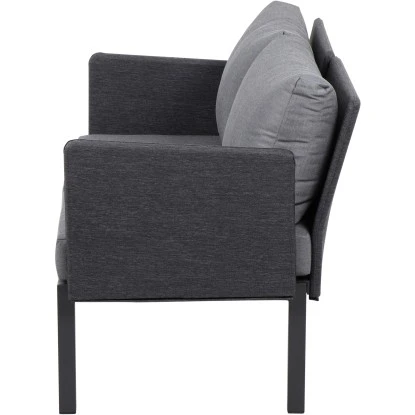 Siena Garden Lounge-Set Cosmo 3-tlg. Alu Grau Inkl. Kissen 3 Siena Garden Lounge-Set Cosmo 3-tlg. Alu Grau Inkl. Kissen – Bild 3