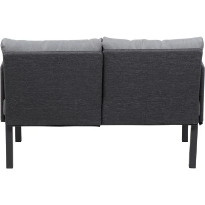 Siena Garden Lounge-Set Cosmo 3-tlg. Alu Grau Inkl. Kissen 4 Siena Garden Lounge-Set Cosmo 3-tlg. Alu Grau Inkl. Kissen – Bild 4