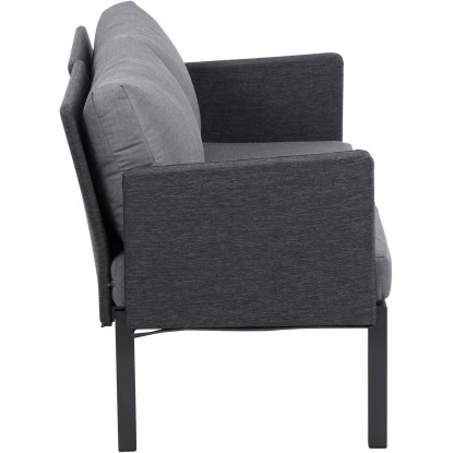 Siena Garden Lounge-Set Cosmo 3-tlg. Alu Grau Inkl. Kissen 5 Siena Garden Lounge-Set Cosmo 3-tlg. Alu Grau Inkl. Kissen – Bild 5