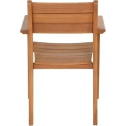 Siena Garden Stapelsessel Narona Eukalyptus 61 Cm X 58 Cm X 85 Cm Natur -Vitavia Verkäufe 720777 1346 03