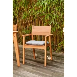 Siena Garden Stapelsessel Narona Eukalyptus 61 Cm X 58 Cm X 85 Cm Natur -Vitavia Verkäufe 720777 1346 11