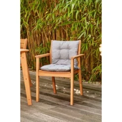 Siena Garden Stapelsessel Narona Eukalyptus 61 Cm X 58 Cm X 85 Cm Natur -Vitavia Verkäufe 720777 1346 12