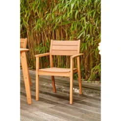 Siena Garden Stapelsessel Narona Eukalyptus 61 Cm X 58 Cm X 85 Cm Natur -Vitavia Verkäufe 720777 1346 14