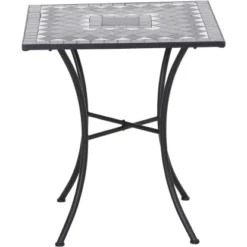 Siena Garden Bistrotisch Como Stahl 64 Cm X 64 Cm X 71 Cm Grau Mosaik -Vitavia Verkäufe 720875 1346 04