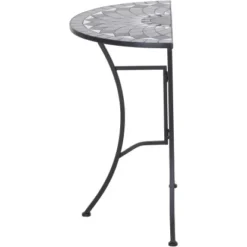 Siena Garden Tisch Como Stahl 35,5 Cm X 70 Cm X 71 Cm Grau Mosaik -Vitavia Verkäufe 720884 1346 03