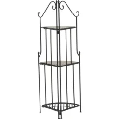 Siena Garden Eckregal Prato Eisen 63 Cm X 29 Cm X 142 Cm Schwarz Mosaik 14 Siena Garden Eckregal Prato Eisen 63 Cm X 29 Cm X 142 Cm Schwarz Mosaik -Vitavia Verkäufe 720916 1346 04