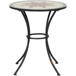 Siena Garden Bistrotisch Stella Eisen Ø 60 Cm X 71 Cm Grau Mosaik -Vitavia Verkäufe 720948 1346 03